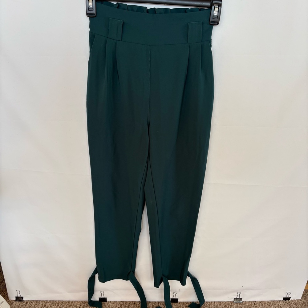 Grace Karin Bintage Dark Green Women's Trousers. Size Small. INV25/360